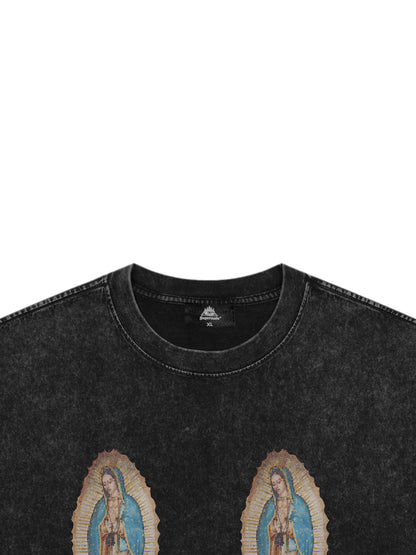 Original Virgin Mary Print T-Shirt 