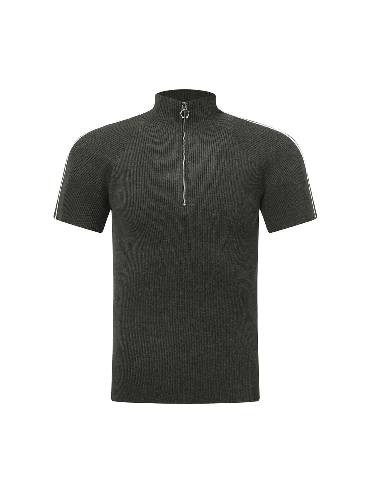 Retro Cleanfit Quarter Zip- Up T-Shirt 