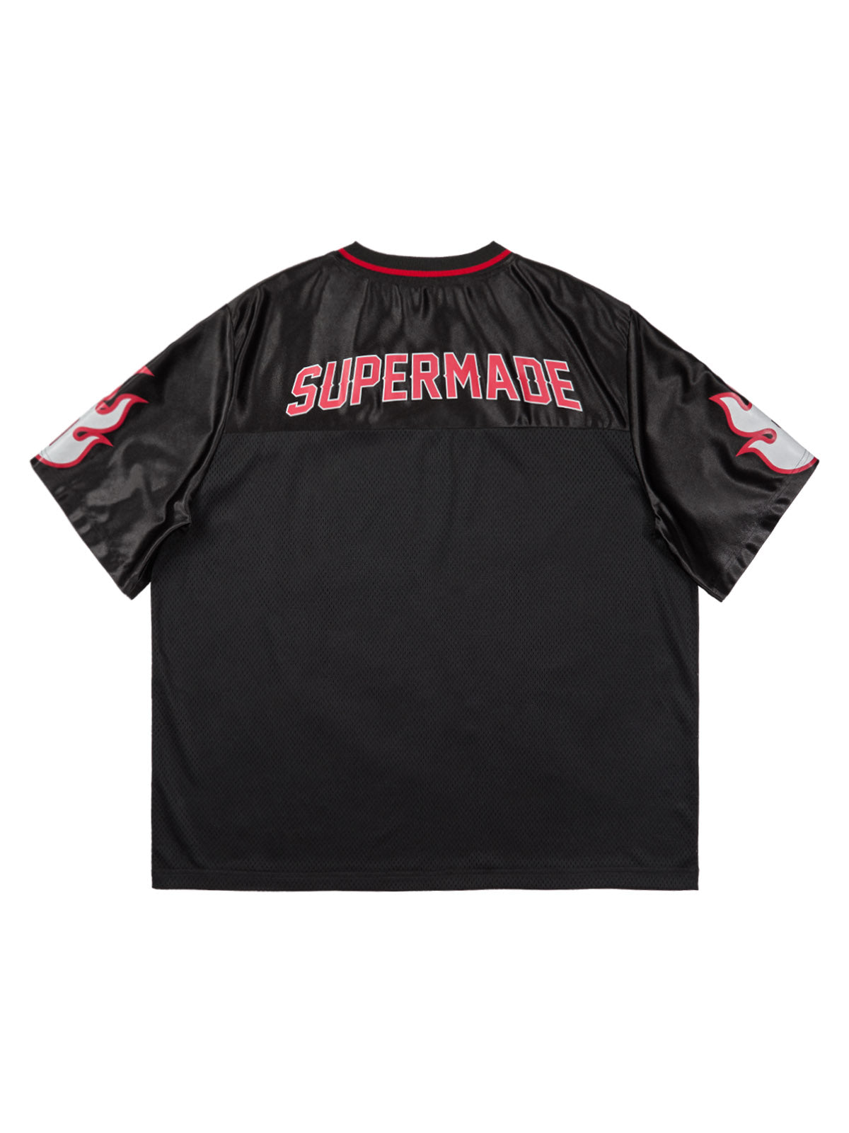 Original Flame Print Football Jersey T-Shirt