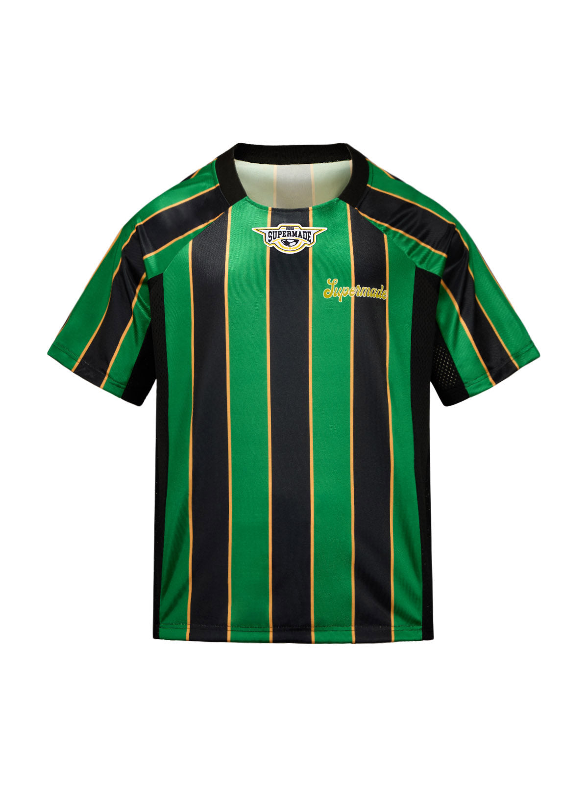 Original Retro Striped Spliced Sports Jersey T-Shirt