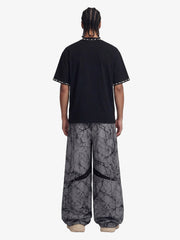 Elegant Pearl-Embellished Oversized T-Shirt 