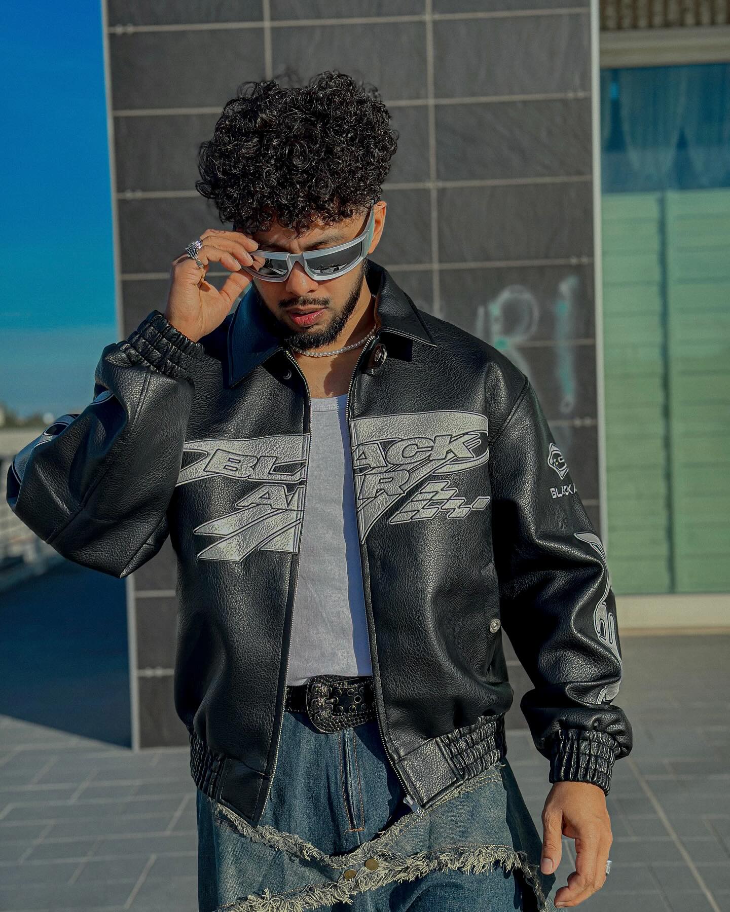 Thesupermade American Vintage Street PU Leather Jacket - 1821