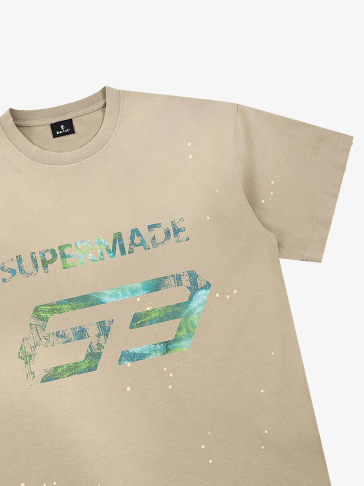 Vintage Washed Number 63 Graphic T-Shirt 