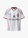 Striped Mesh Soccer Jersey