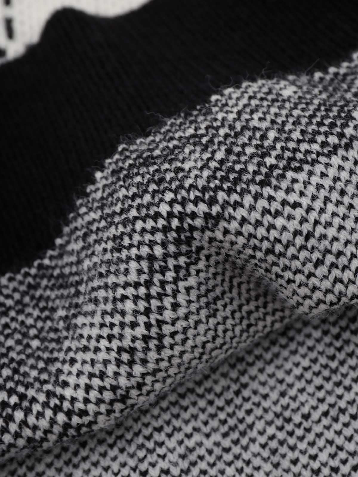 Street Portrait Jacquard Knit Sweater