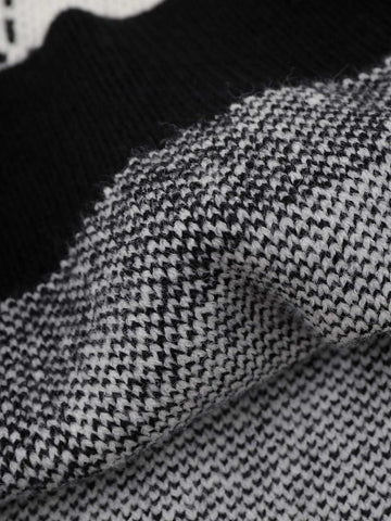Street Portrait Jacquard Knit Sweater