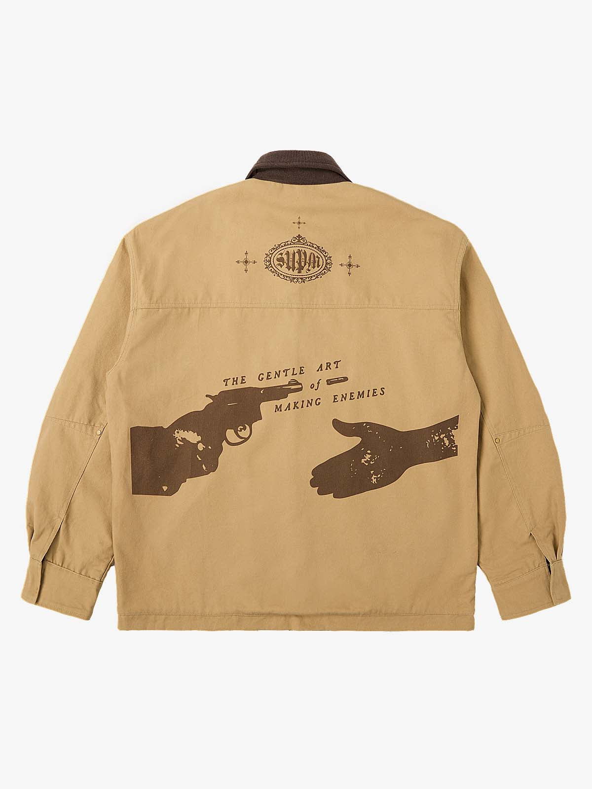 Supermade Retro Slogan Embroidered Canvas Set 