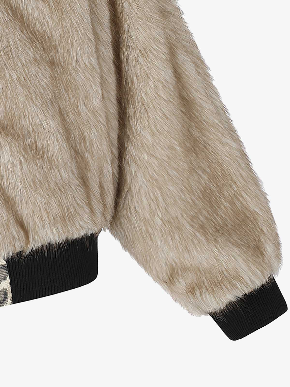 Leopard Reversible Faux-Fur Coat