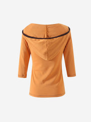Color Block Hooded Tee