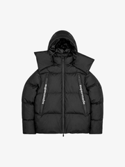 Graphic Hooded Puffer Jacket