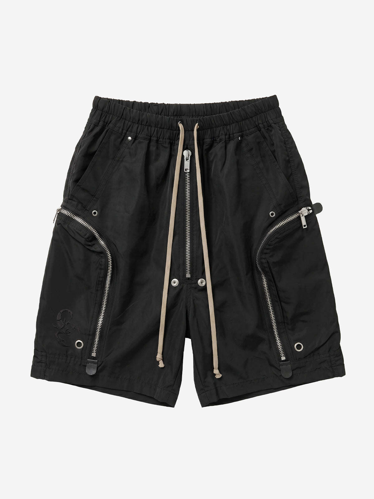 Heavy Zip Functional Techwear Shorts 