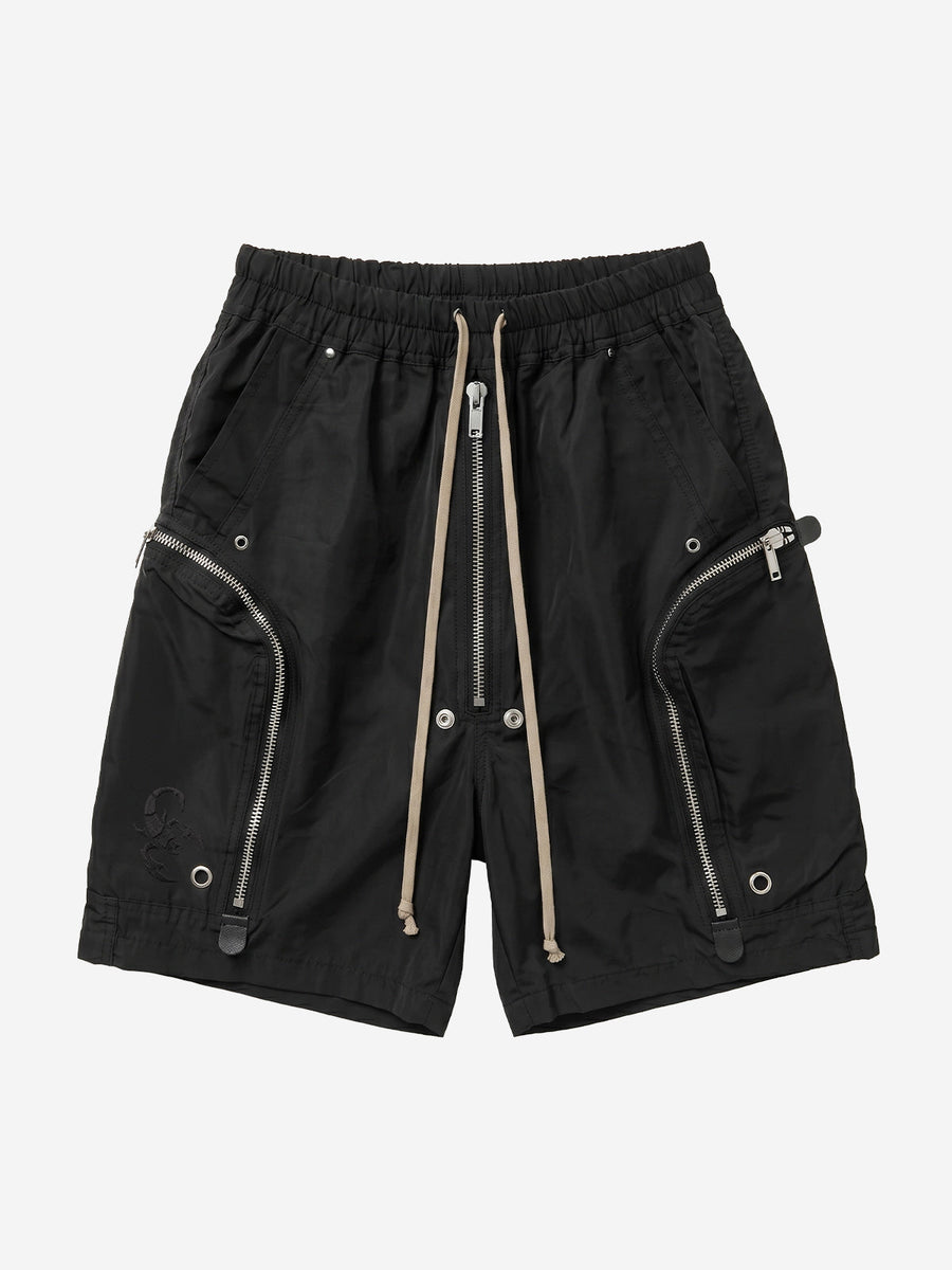 Heavy Zip Functional Techwear Shorts 