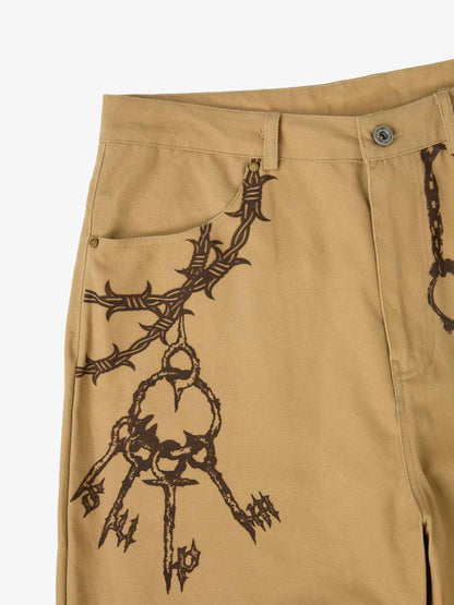 Supermade Retro Slogan Embroidered Canvas Set 