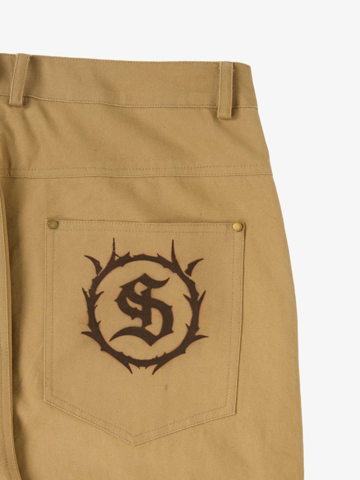 Supermade Retro Slogan Embroidered Canvas Set 