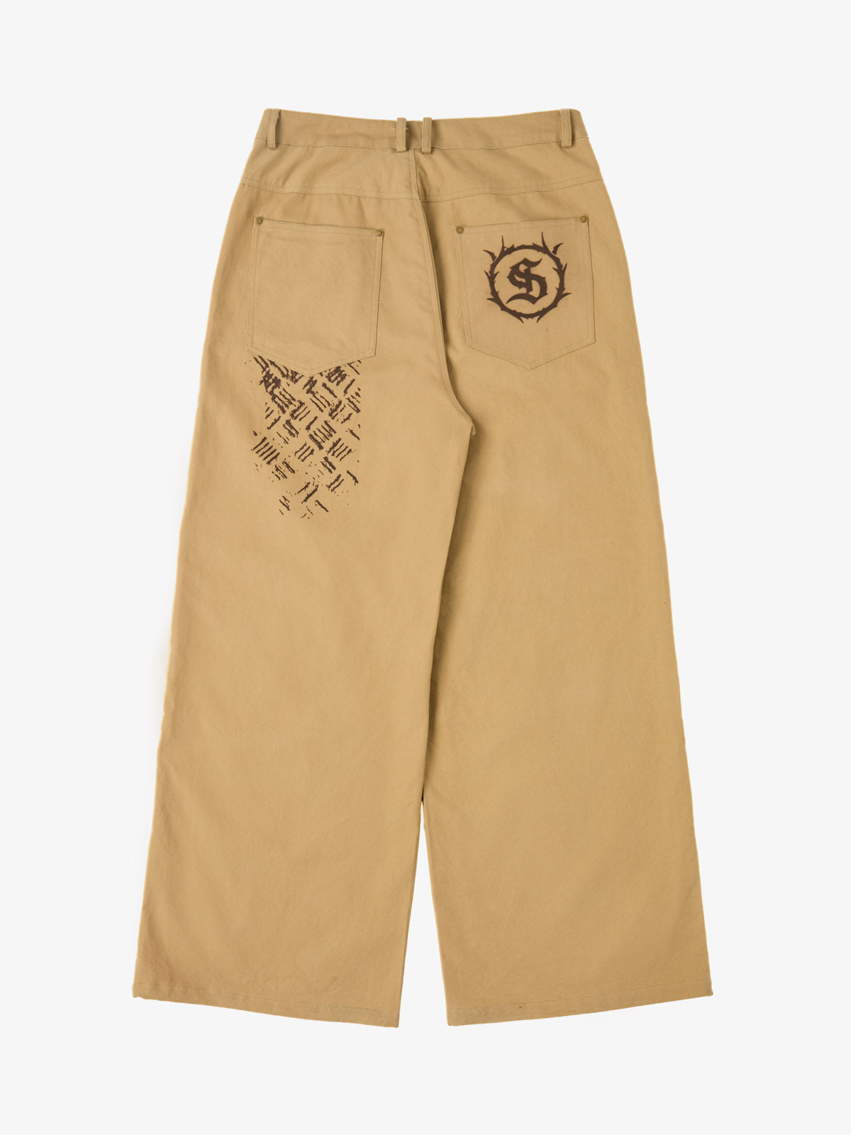 Supermade Retro Slogan Embroidered Canvas Set 