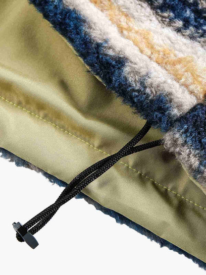 Winter Essential Faux Fur Trimmed Puffer Jacket with Arrow Buckle Design 