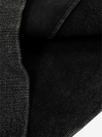 Kurzer Hoodie mit Used-Look-Grafikmuster