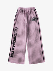 Supermade Vintage Distressed NO.3 Stand Collar Tracksuit 