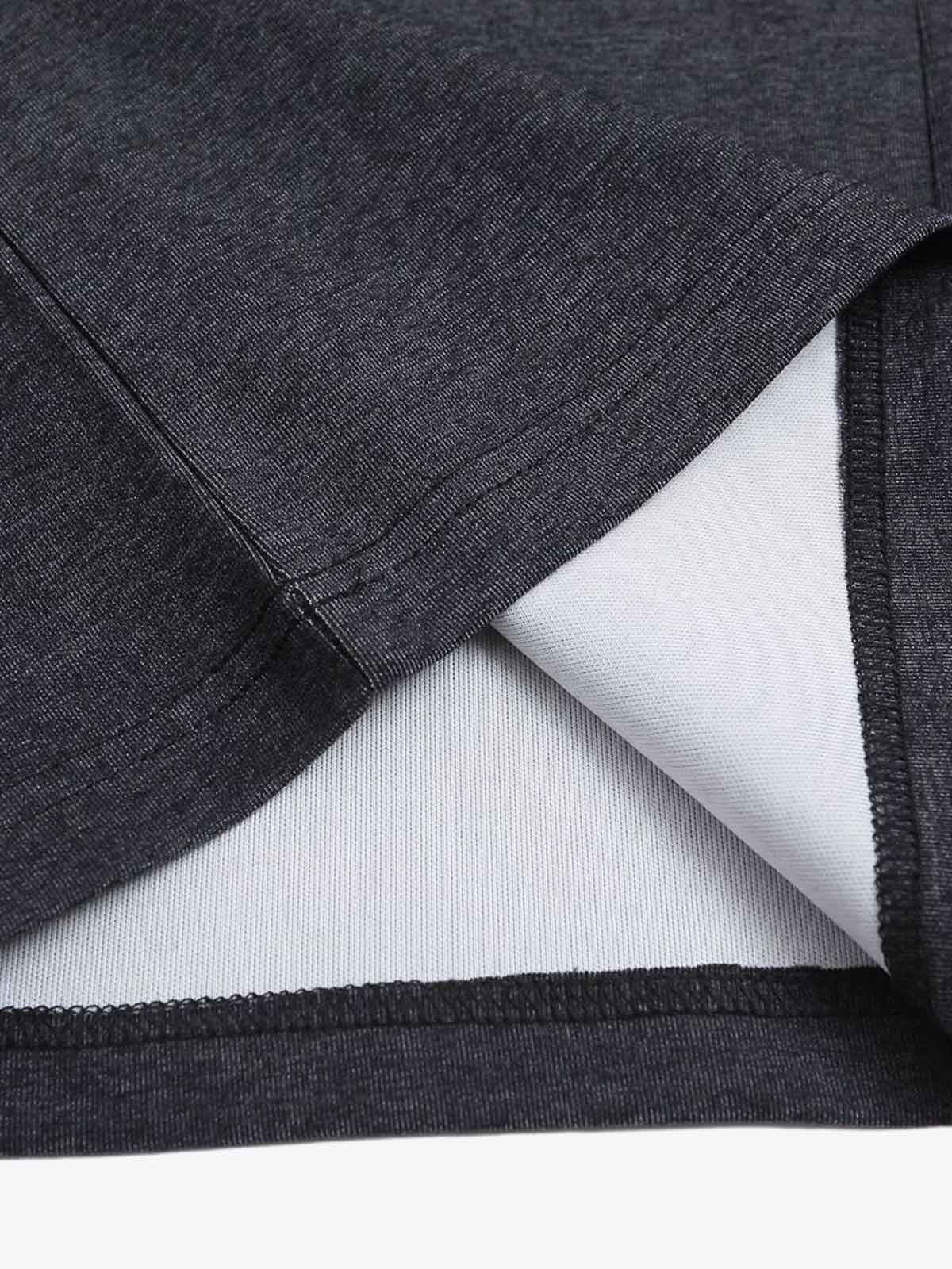 Retro Deconstructed Patchwork Striped Lapel T-shirt 