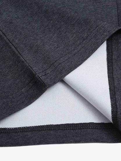 Retro Deconstructed Patchwork Striped Lapel T-shirt 