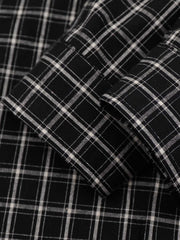 Star Applique Plaid Long Sleeve Shirt