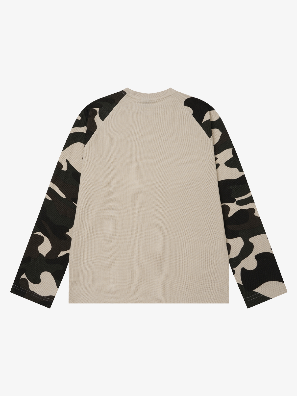 Camo Raglan Graphic Long-Sleeve Tee