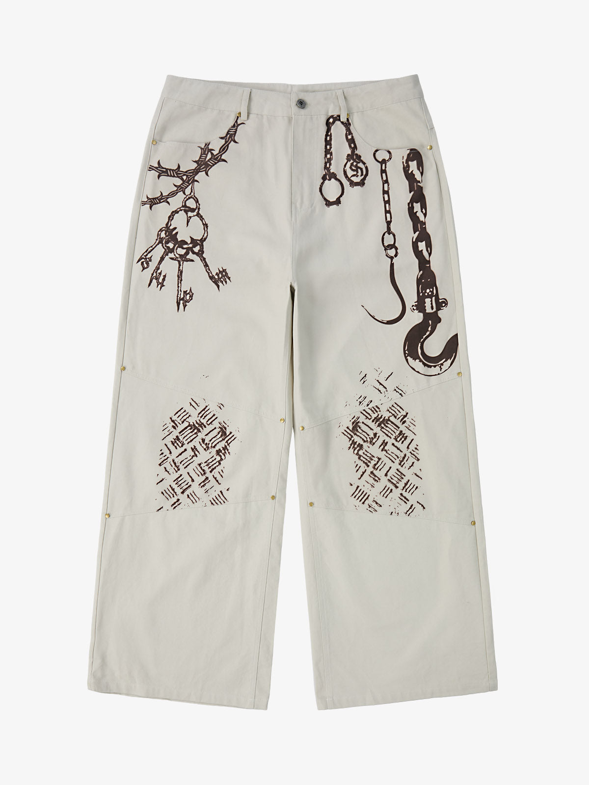 Supermade Retro Slogan Embroidered Canvas Set 