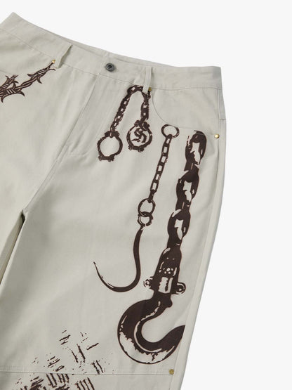 Supermade Retro Slogan Embroidered Canvas Set 