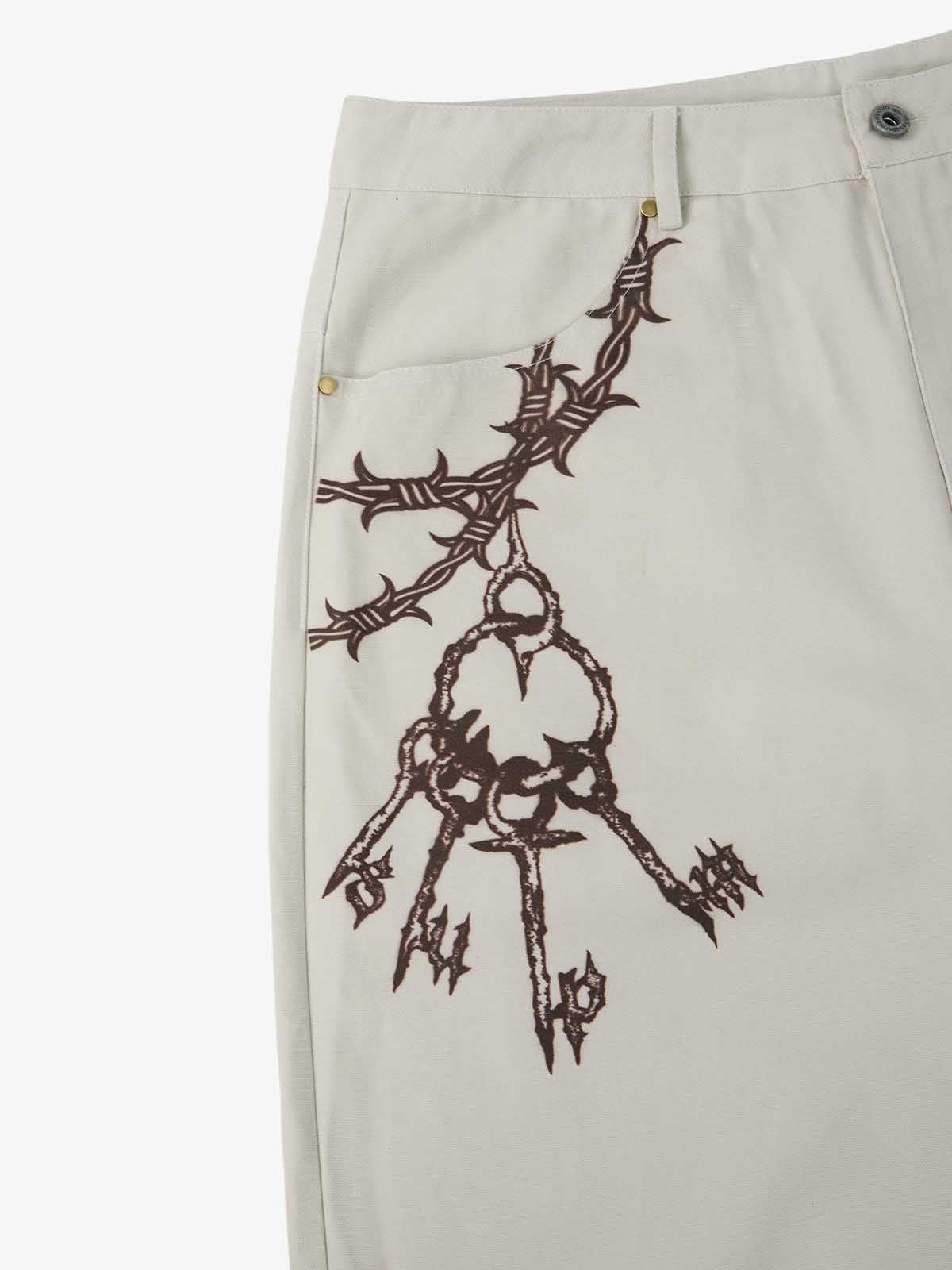 Supermade Retro Slogan Embroidered Canvas Set 