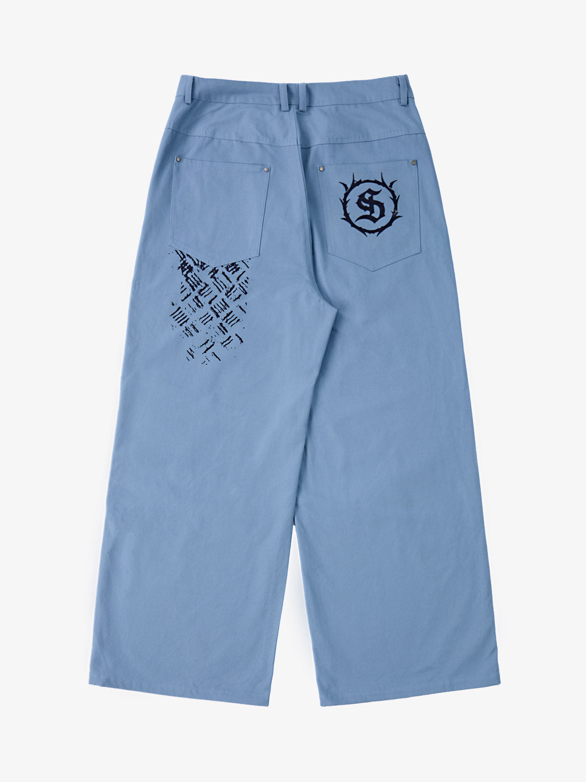 Supermade Retro Slogan Embroidered Canvas Set 