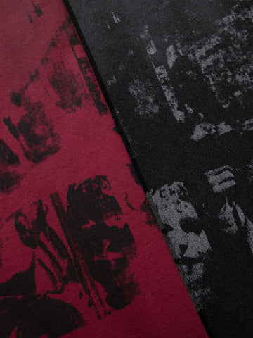 Grunge Faded Photo Print T Shirt 