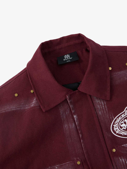 Supermad Logo Gothic Letter Print Set 