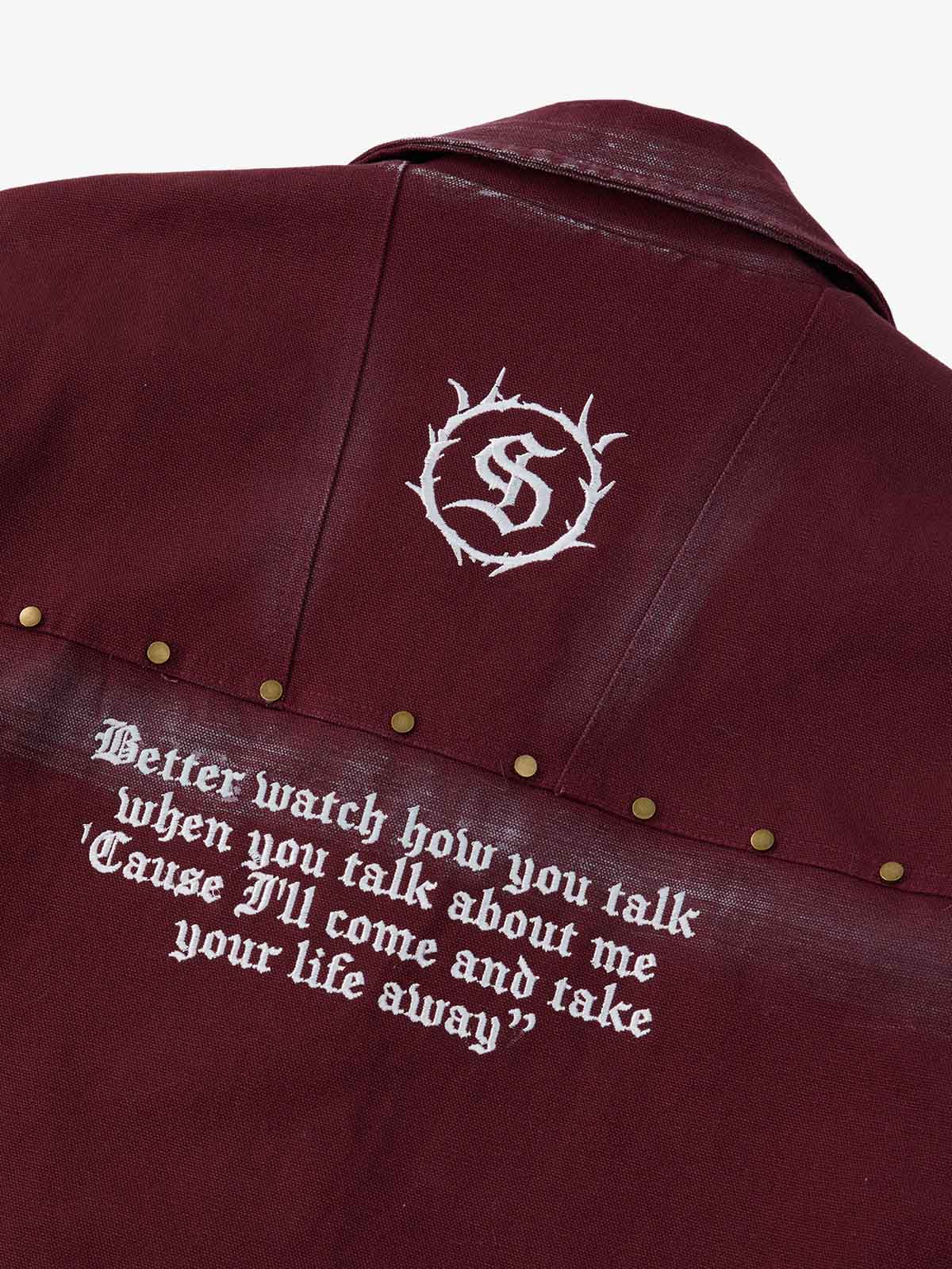 Supermad Logo Gothic Letter Print Set 