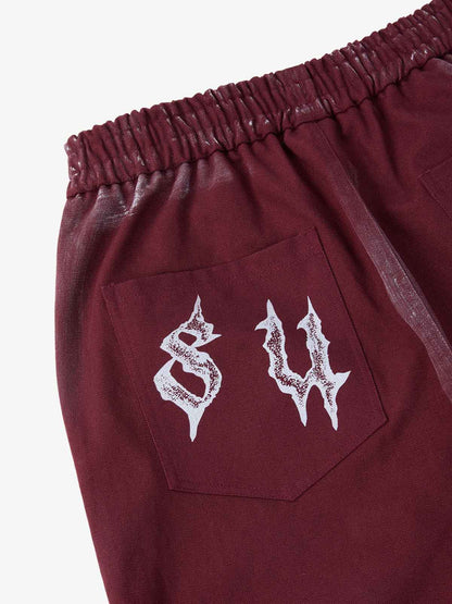 Supermad Logo Gothic Letter Print Set 