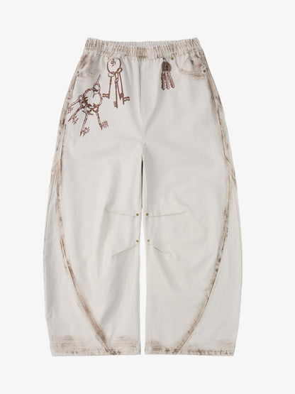 Supermad Logo Gothic Letter Print Set 