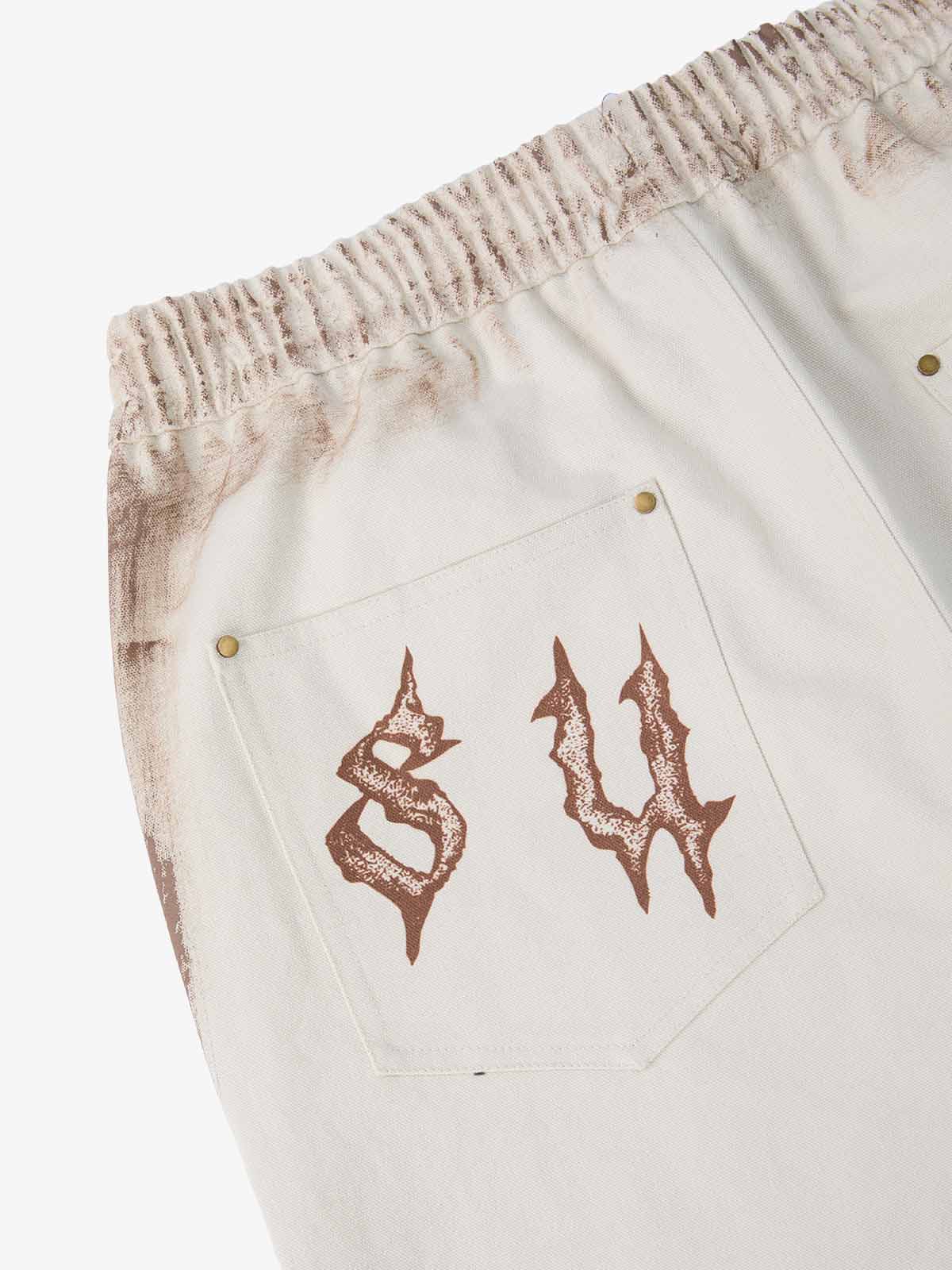 Supermad Logo Gothic Letter Print Set 