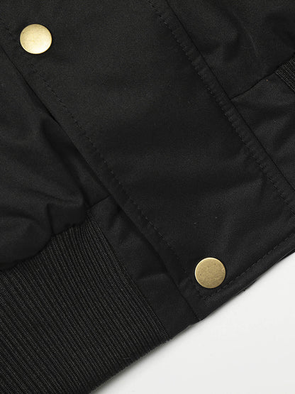 Winter Essential Puffer Jacket with Detachable Fur Hood - Perfect for Cold Weather 