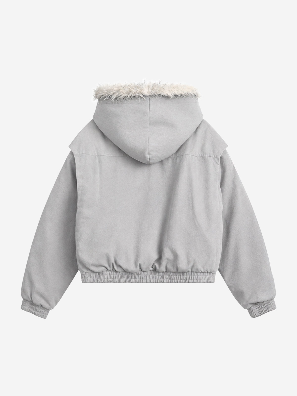Hooded Padded Bomber Coat
