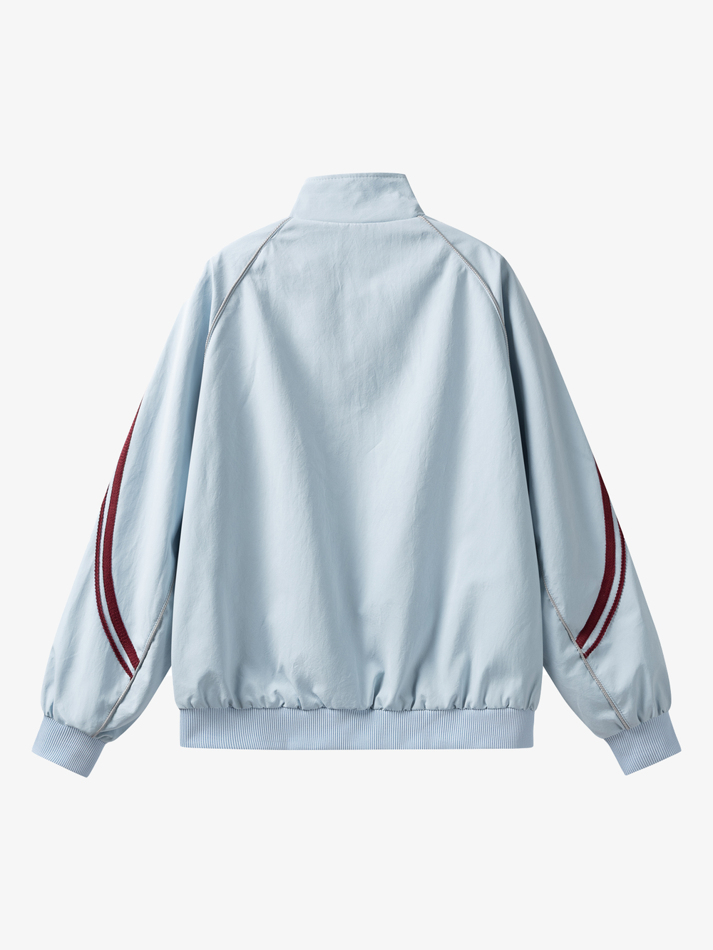 Contrast Stripe Embroidered Track Jacket