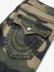 Contrast Stitch Straight Jeans