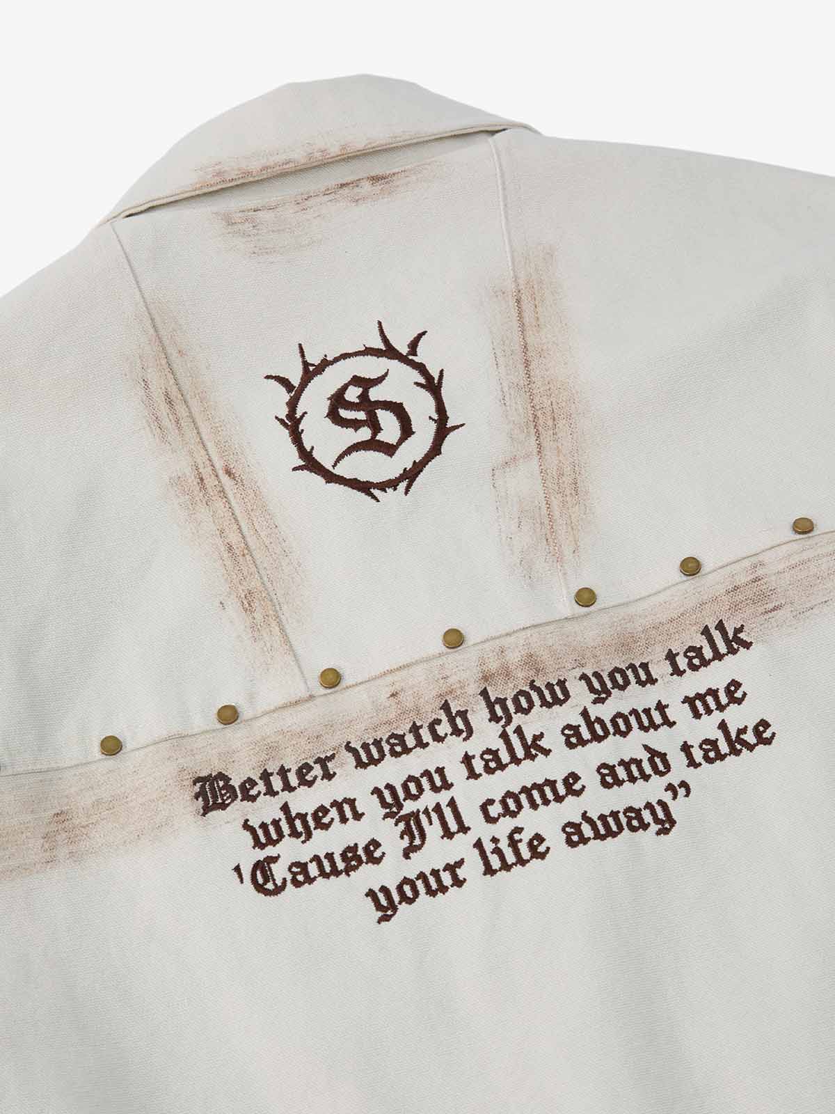 Supermad Logo Gothic Letter Print Set 