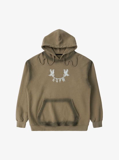 Supermade Distressed Embroidered Tie Dye Set 