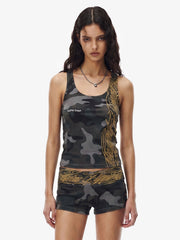 Y2K Camo Graffiti Tank Set 