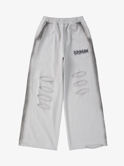 Supermade Distressed Embroidered Tie Dye Set 