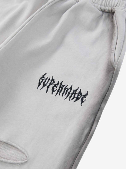 Supermade Distressed Embroidered Tie Dye Set 