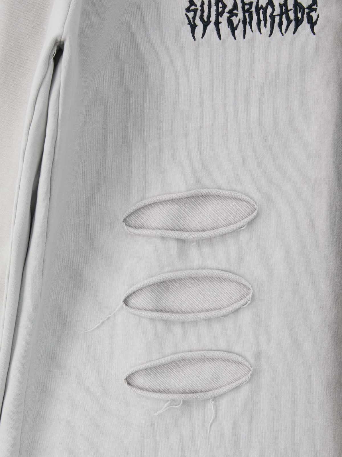 Supermade Distressed Embroidered Tie Dye Set 