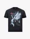 Angel Wings Graphic Tie-Dye Tee