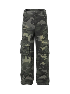 Camouflage Multi-Pockets Cargo Pants 