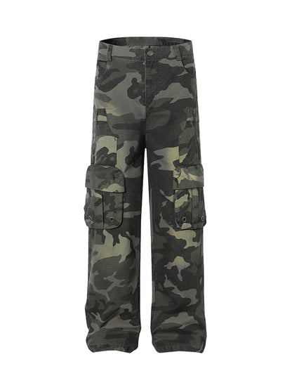 Camouflage Multi-Pockets Cargo Pants 