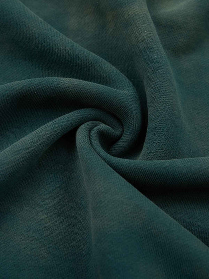 Supermade Gradient Eagle Embroidery Distressed Stand Collar Sweatshirt Jacket 